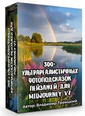 300+ УЛЬТРАРЕАЛИСТИЧНЫХ ФОТОПОДСКАЗОК ПЕЙЗАЖЕЙ ДЛЯ MIDJOURNEY V7