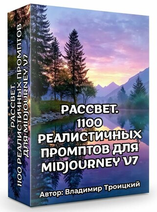 РАССВЕТ. 1100 РЕАЛИСТИЧНЫХ ПРОМПТОВ ДЛЯ MIDJOURNEY V7